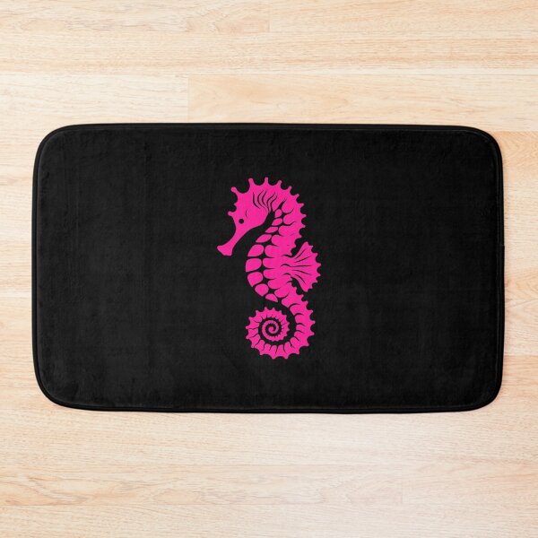 Item preview, Hot Pink Tribal Seahorse Silhouette Design designed and sold by pattern-archive.