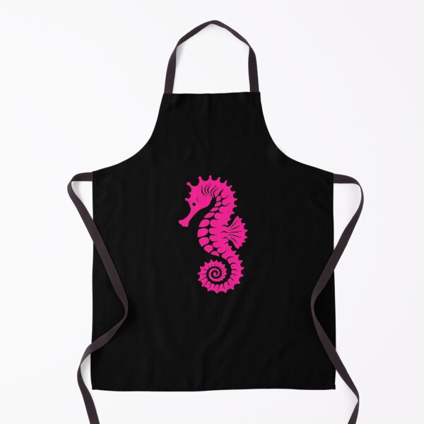 Item preview, Hot Pink Tribal Seahorse Silhouette Design designed and sold by pattern-archive.