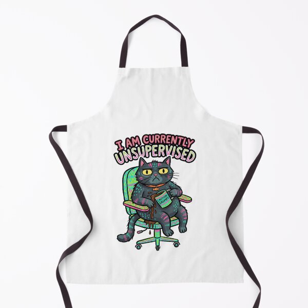 Item preview, I Am Currently Unsupervised Funny Cat designed and sold by AURA Vibes.