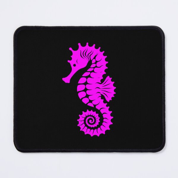 Item preview, Magenta Tribal Seahorse Silhouette Design designed and sold by pattern-archive.