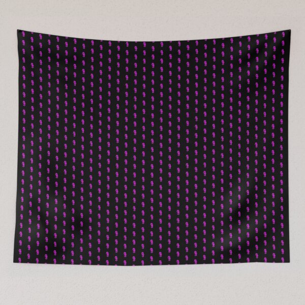 Item preview, Magenta Tribal Seahorse Silhouette Design designed and sold by pattern-archive.