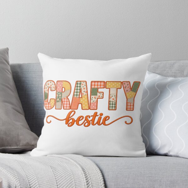 Item preview, Crafty Bestie – Colorful Patchwork Quilting Sewing Craft Design designed and sold by MimsTees.