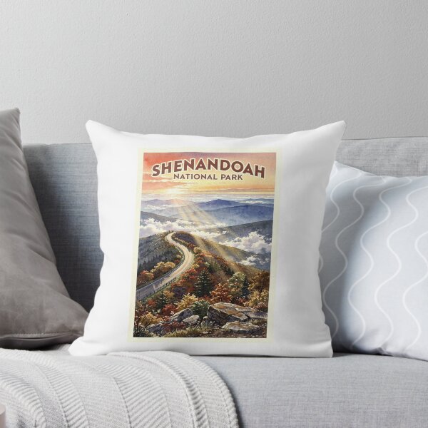 Item preview, Shenandoah National Park Virginia Vintage Watercolor Travel designed and sold by Teelogic.