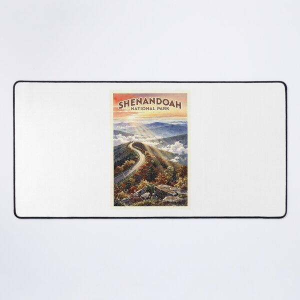Item preview, Shenandoah National Park Virginia Vintage Watercolor Travel designed and sold by Teelogic.