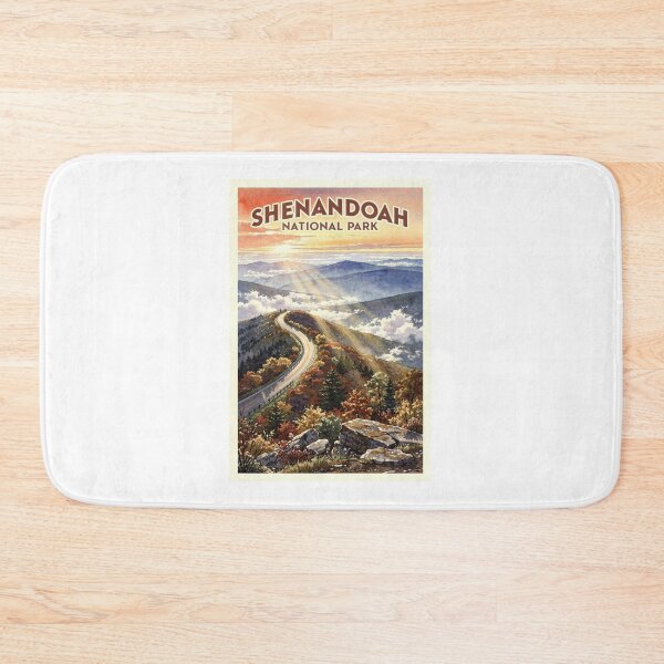 Item preview, Shenandoah National Park Virginia Vintage Watercolor Travel designed and sold by Teelogic.