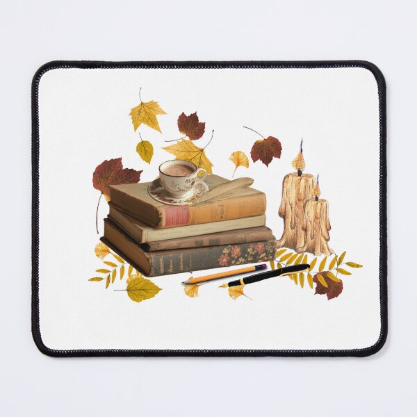 Item preview, Autumn Writer Vibes, digital collage designed and sold by GiSilver.