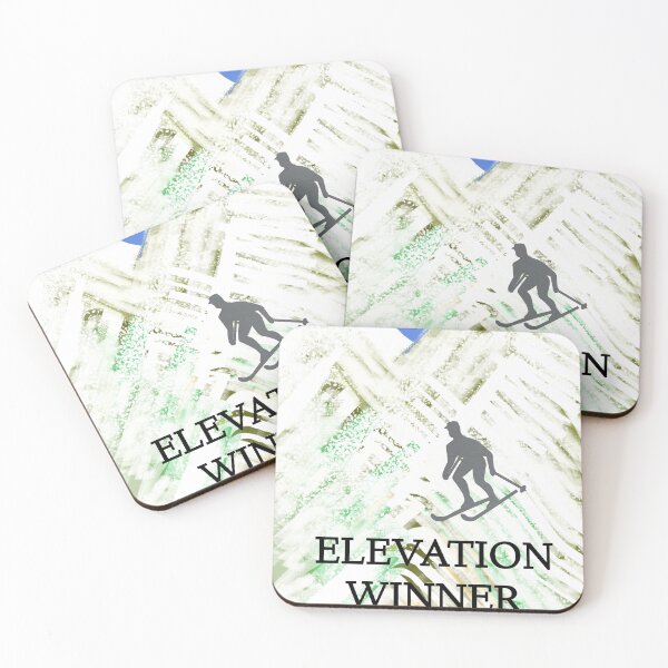 Item preview, Elevation Winner - Retro Skiing and Mountain Adventure designed and sold by AWADHESH  CHAURASIA.