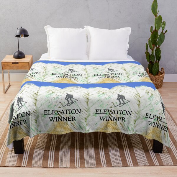 Item preview, Elevation Winner - Retro Skiing and Mountain Adventure designed and sold by AWADHESH  CHAURASIA.