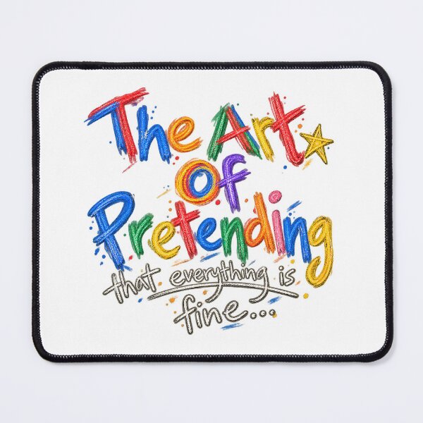 Item preview, The Art of Pretending Everything Is Fine designed and sold by NucciCollective.