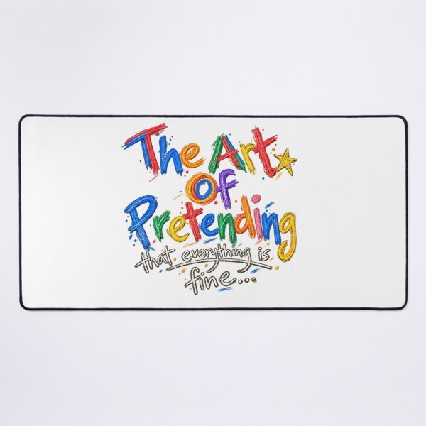 Item preview, The Art of Pretending Everything Is Fine designed and sold by NucciCollective.
