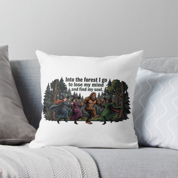 Item preview, Witches Dancing with Bigfoot - Into the Forest I Go To Lose My Mind and Find My Soul designed and sold by Spank My Yeti.