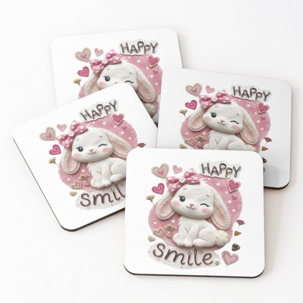 Item preview,  Happy Smile Bunny designed and sold by Emamohamed.