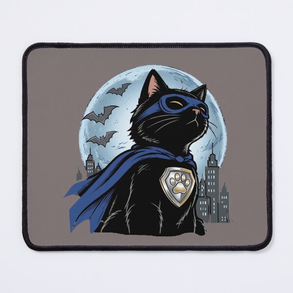 Item preview, Superhero Black Cat Hero Cape Moon Halloween Funny Cat designed and sold by Retro Whiskers.