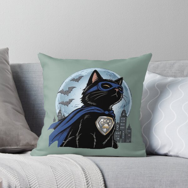 Item preview, Superhero Black Cat Hero Cape Moon Halloween Funny Cat designed and sold by Retro Whiskers.