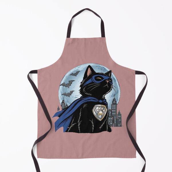 Item preview, Superhero Black Cat Hero Cape Moon Halloween Funny Cat designed and sold by Retro Whiskers.