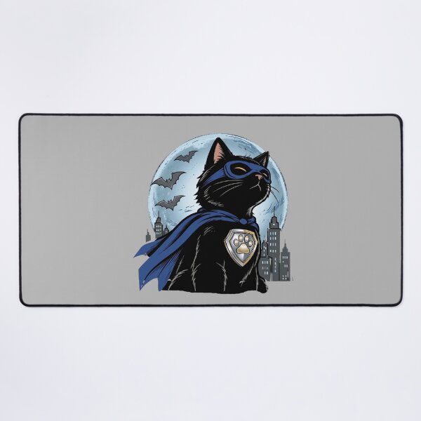 Item preview, Superhero Black Cat Hero Cape Moon Halloween Funny Cat designed and sold by Retro Whiskers.