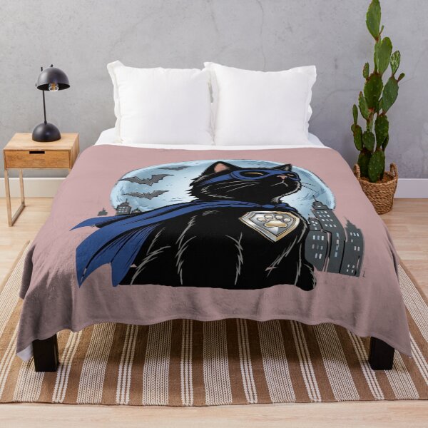 Item preview, Superhero Black Cat Hero Cape Moon Halloween Funny Cat designed and sold by Retro Whiskers.