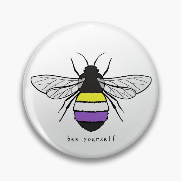 Item preview, Bee Yourself - Nonbinary Pride Flag designed and sold by rorynorth.