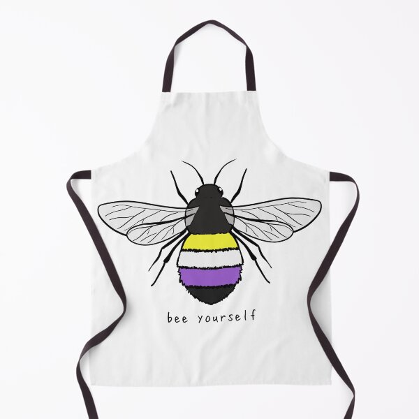 Item preview, Bee Yourself - Nonbinary Pride Flag designed and sold by rorynorth.