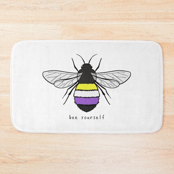 Item preview, Bee Yourself - Nonbinary Pride Flag designed and sold by rorynorth.