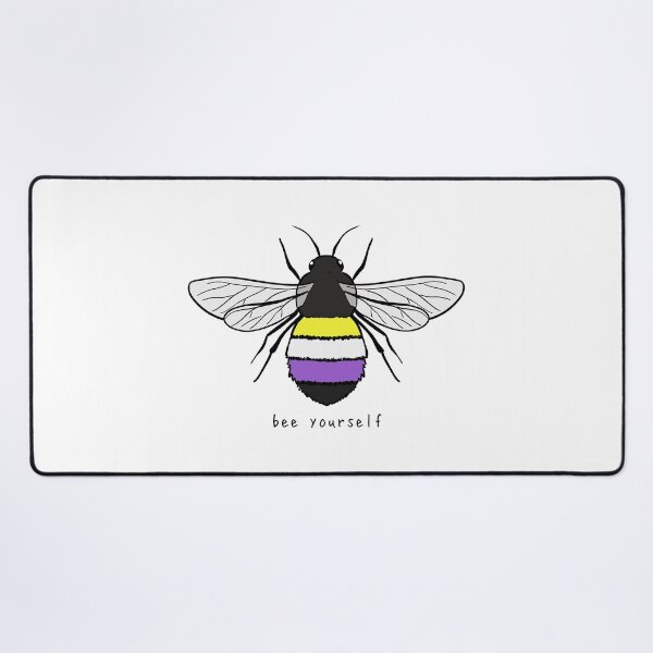 Item preview, Bee Yourself - Nonbinary Pride Flag designed and sold by rorynorth.