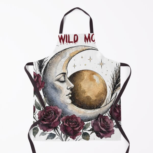 Item preview, Stay Wild Moon Child - Gothic Boho Moon and Roses designed and sold by CraftyValley.