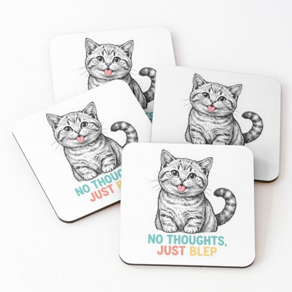 Item preview, No Thoughts Just Blep Cat designed and sold by PrintforDesign.