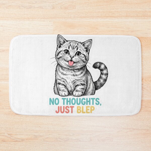 Item preview, No Thoughts Just Blep Cat designed and sold by PrintforDesign.