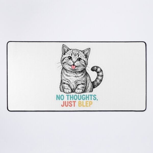 Item preview, No Thoughts Just Blep Cat designed and sold by PrintforDesign.