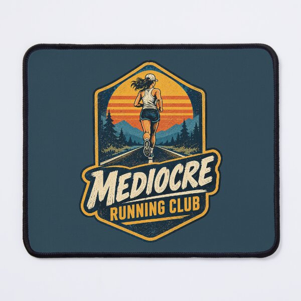 Item preview, Mediocre Running Club, Retro Runner Training. designed and sold by Endless7Art.