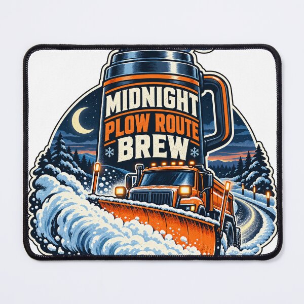 Item preview, Midnight Plow Route Brew Snowplow Coffee Stick designed and sold by WaynesCave.