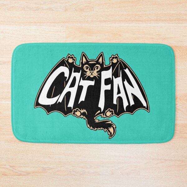 Item preview, Cat Fan Gothic Winged Cat Design - CAT LOVERS designed and sold by PIXEL POP DESIGNS - Beyond the Norm!.
