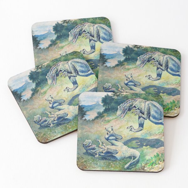 Item preview, Leaping Laelaps by Charles R. Knight, 1897 designed and sold by Exhumed Archives.