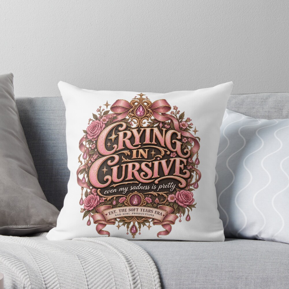 Item preview, Throw Pillow designed and sold by InkroarCo.