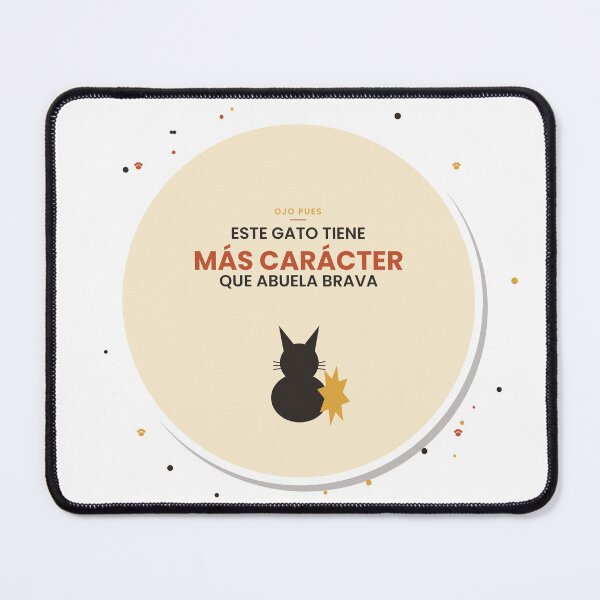 Item preview, Cat with Character Funny Paisa Phrase designed and sold by Olgavelez.