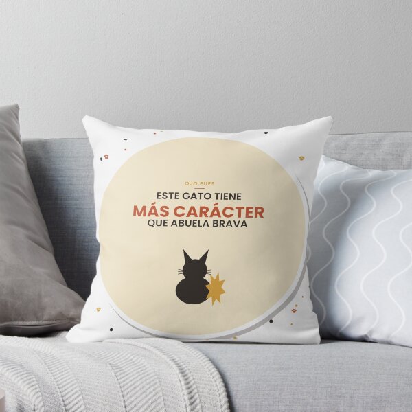 Item preview, Cat with Character Funny Paisa Phrase designed and sold by Olgavelez.