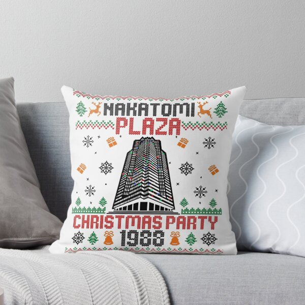 Item preview, Die Hard Christmas Xmas Hans Gruber Design Nakatomi Plaza Jumper Tee Shirt Mug Dress Pillow Throw Santa Movie Snow Funny Deck The Hans designed and sold by Cool Robot Bro..
