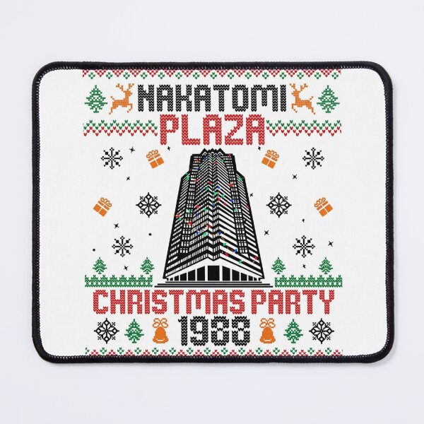Item preview, Die Hard Christmas Xmas Hans Gruber Design Nakatomi Plaza Jumper Tee Shirt Mug Dress Pillow Throw Santa Movie Snow Funny Deck The Hans designed and sold by Cool Robot Bro..