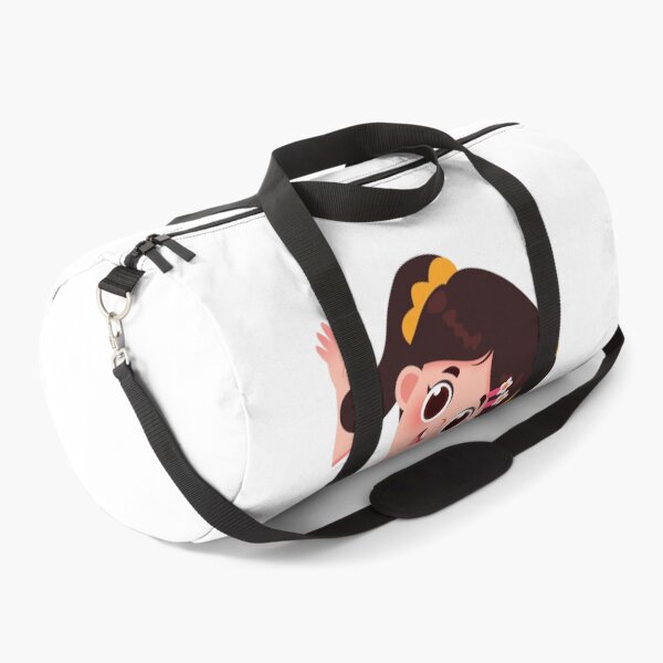 Item preview, Cute School Girl Waving Backpack Notebooks Student Sticker designed and sold by Esraa-Arts.