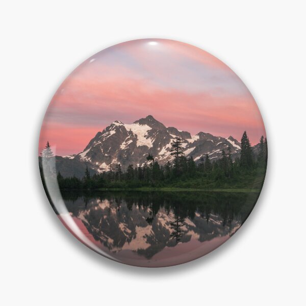 Item preview, Picture Lake sunset with reflection in water in Washington State, USA. designed and sold by J. S. Wolf Photography.