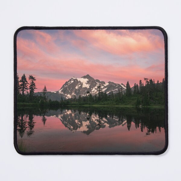 Item preview, Picture Lake sunset with reflection in water in Washington State, USA. designed and sold by J. S. Wolf Photography.
