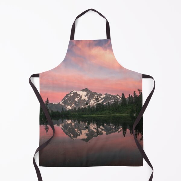 Item preview, Picture Lake sunset with reflection in water in Washington State, USA. designed and sold by J. S. Wolf Photography.