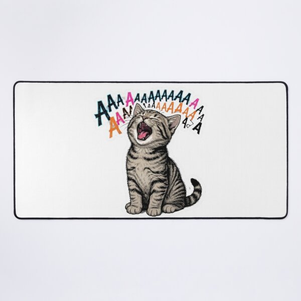 Item preview, Funny Screaming Meme Cat designed and sold by PrintforDesign.