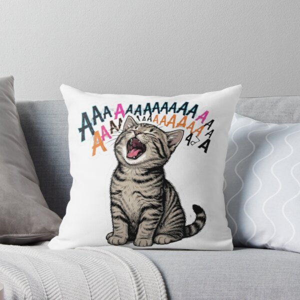 Item preview, Funny Screaming Meme Cat designed and sold by PrintforDesign.