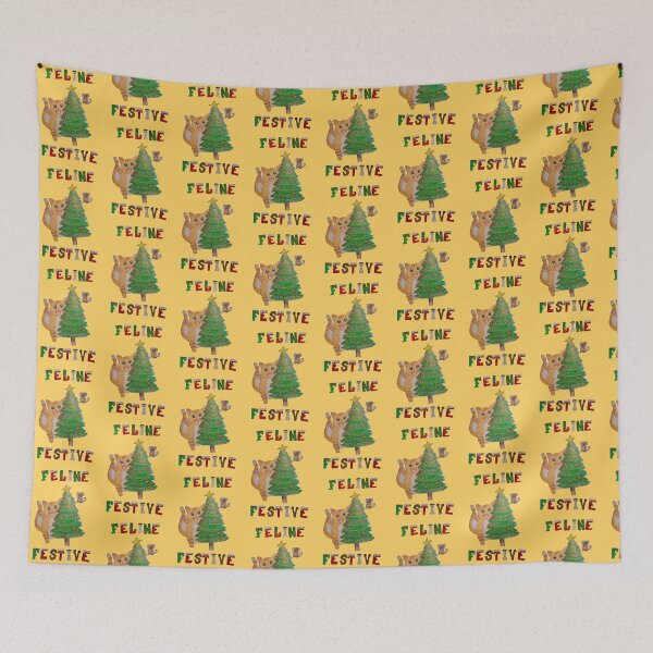 Item preview, Feline Festive designed and sold by The Cat and The Christmas Tree by Alice Ean Dubh.