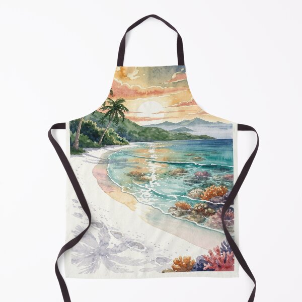 Item preview, Virgin Islands National Park U.S. Virgin Islands Vintage Watercolor Travel designed and sold by Teelogic.