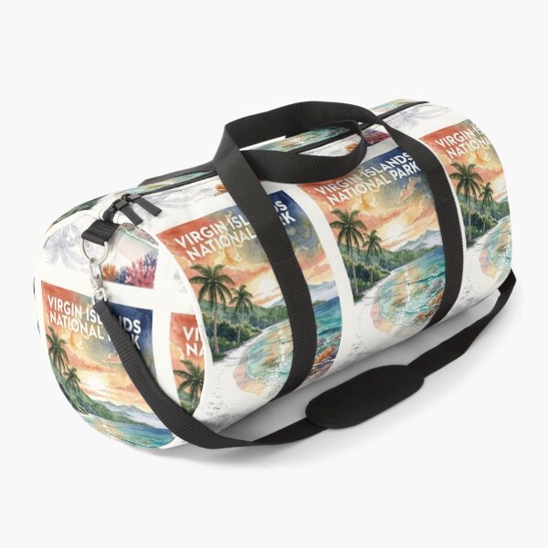 Item preview, Virgin Islands National Park U.S. Virgin Islands Vintage Watercolor Travel designed and sold by Teelogic.
