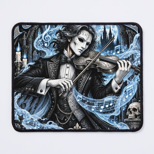 Item preview, Music Lives Beyond Death Gothic Violinist designed and sold by M. Mamdouh Artworks.