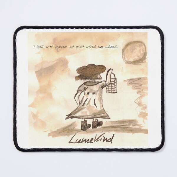 Item preview, I Look With Wonder Wanderer Watercolor Quote designed and sold by lumekind.