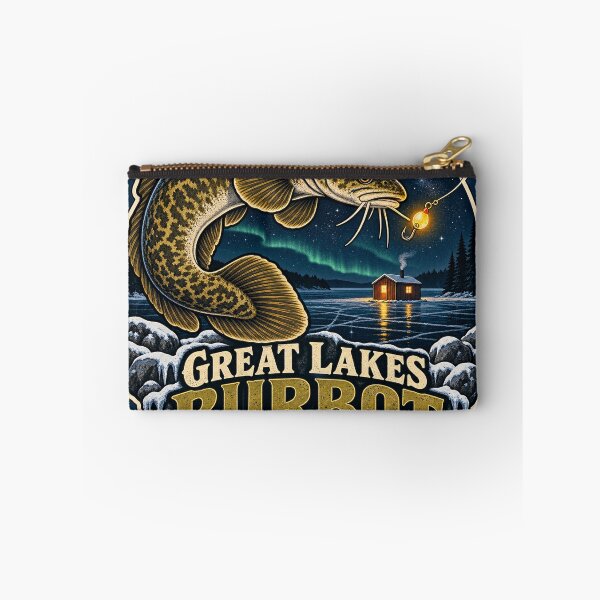 Item preview, Great Lakes Burbot Night Fishing Sticker designed and sold by WaynesCave.